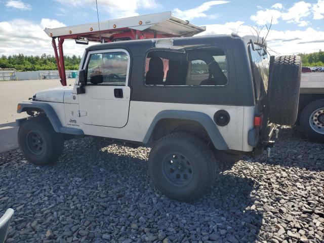 1J4FA49S34P775497 - 2004 JEEP WRANGLER / SPORT GRAY photo 2