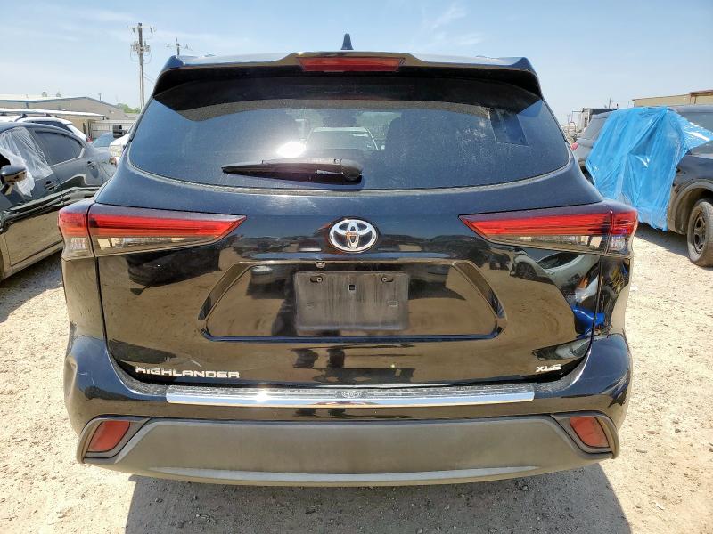 5TDGZRAH0LS501856 - 2020 TOYOTA HIGHLANDER XLE BLACK photo 6