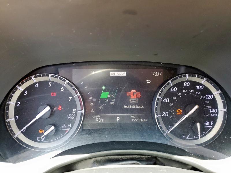 5TDGZRAH0LS501856 - 2020 TOYOTA HIGHLANDER XLE BLACK photo 9