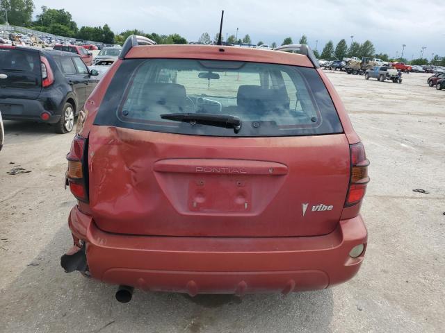 5Y2SL63855Z404161 - 2005 PONTIAC VIBE RED photo 6