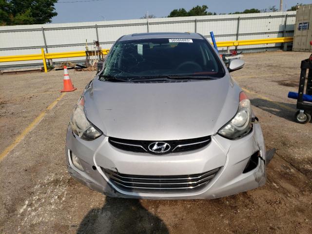 5NPDH4AEXCH115269 - 2012 HYUNDAI ELANTRA GLS SILVER photo 5