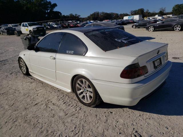 WBABD33464JY96492 - 2004 BMW 325 CI WHITE photo 2