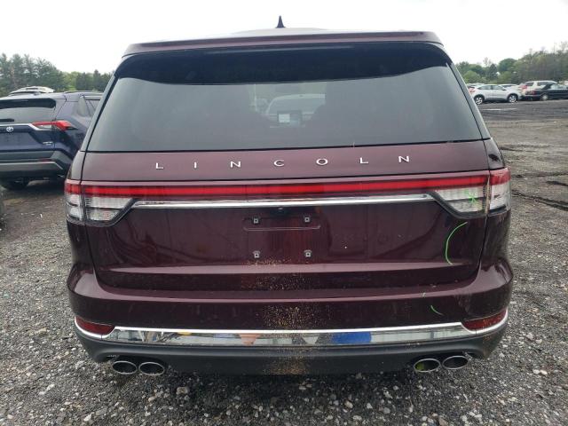 5LM5J6XC4NGL19480 - 2022 LINCOLN AVIATOR ბურგუნდია ფოტო 6