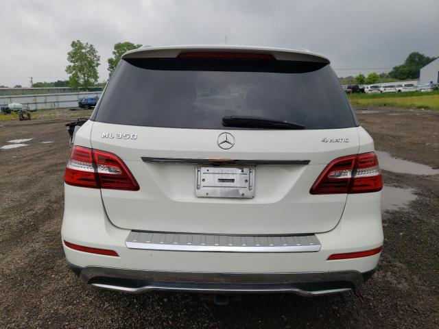 4JGDA5HB4DA158676 - 2013 MERCEDES-BENZ ML 350 4MATIC WHITE photo 6