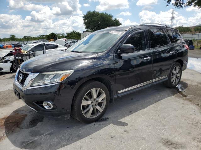 5N1AR2MM5DC688046 - 2013 NISSAN PATHFINDER S BLACK photo 1