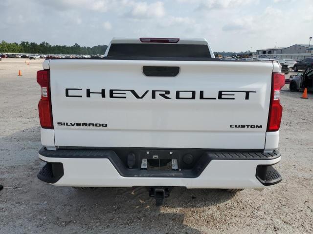 1GCPWBEH3MZ157191 - 2021 CHEVROLET SILVERADO C1500 CUSTOM WHITE photo 6