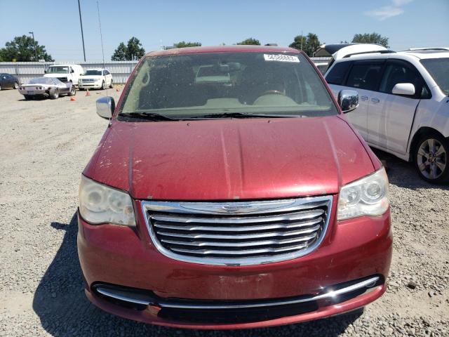 2C4RC1GG6CR119205 - 2012 CHRYSLER TOWN & COU LIMITED MAROON photo 5
