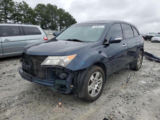 2HNYD28689H501037 - 2009 ACURA MDX TECHNOLOGY BLUE photo 1