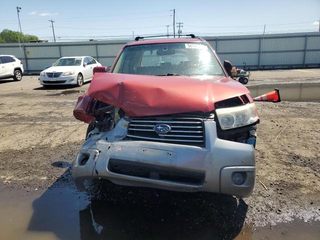 JF1SG67617H714674 - 2007 SUBARU FORESTER 2.5X LL BEAN RED photo 5