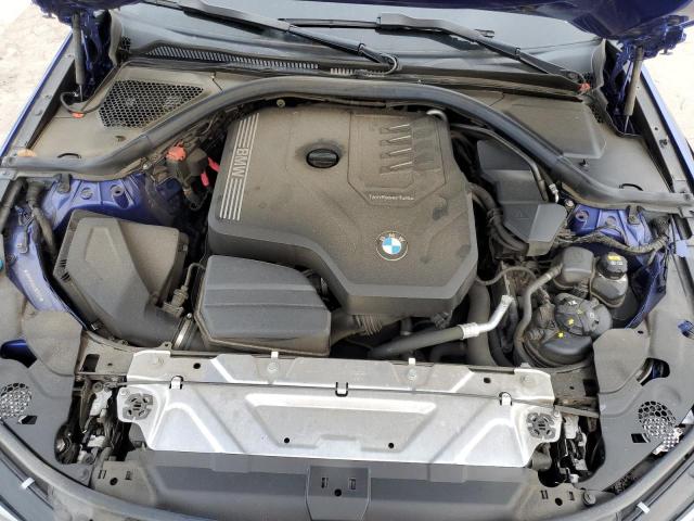 3MW5R1J04L8B15921 - 2020 BMW 330I BLUE photo 11