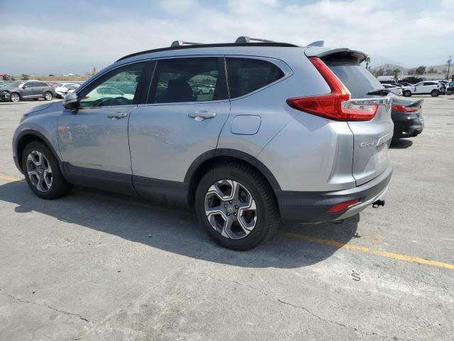 7FARW2H83JE022562 - 2018 HONDA CR-V EXL SILVER photo 2