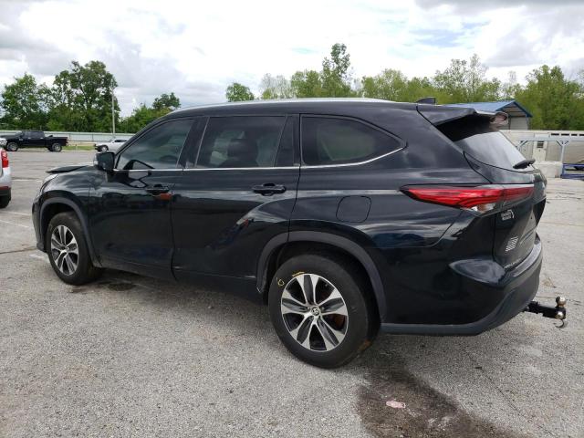 5TDGZRAH5LS503523 - 2020 TOYOTA HIGHLANDER XLE BLACK photo 2