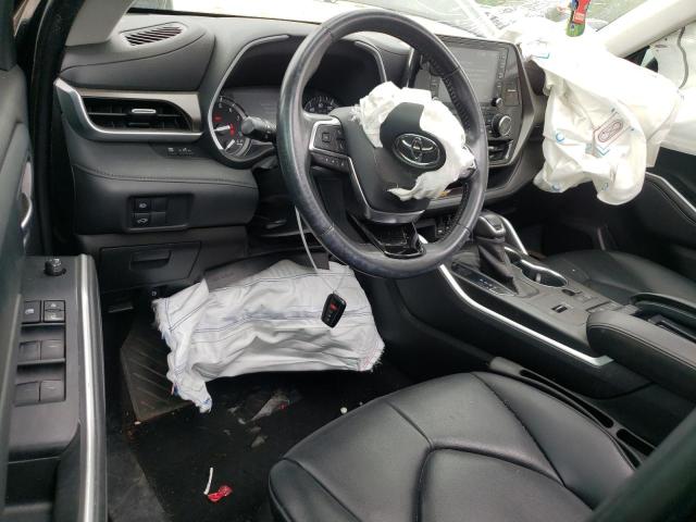 5TDGZRAH5LS503523 - 2020 TOYOTA HIGHLANDER XLE BLACK photo 8