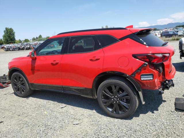 3GNKBJRS3KS703513 - 2019 CHEVROLET BLAZER RS RED photo 2