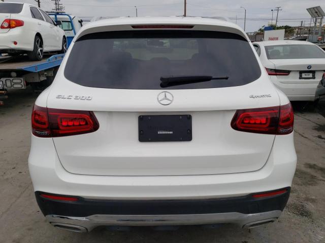 W1N0G8EB6MV287317 - 2021 MERCEDES-BENZ GLC 300 4MATIC WHITE photo 6