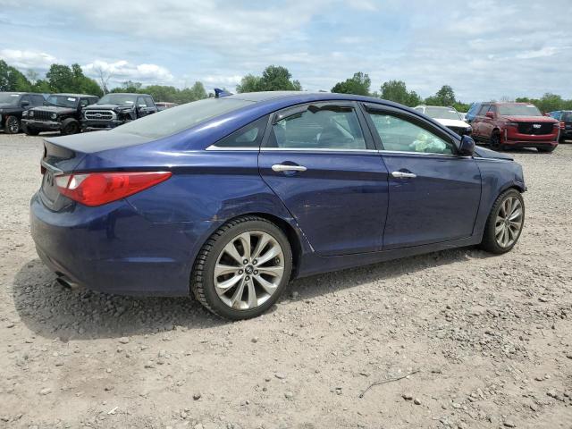 5NPEC4AC5BH062626 - 2011 HYUNDAI SONATA SE BLUE photo 3