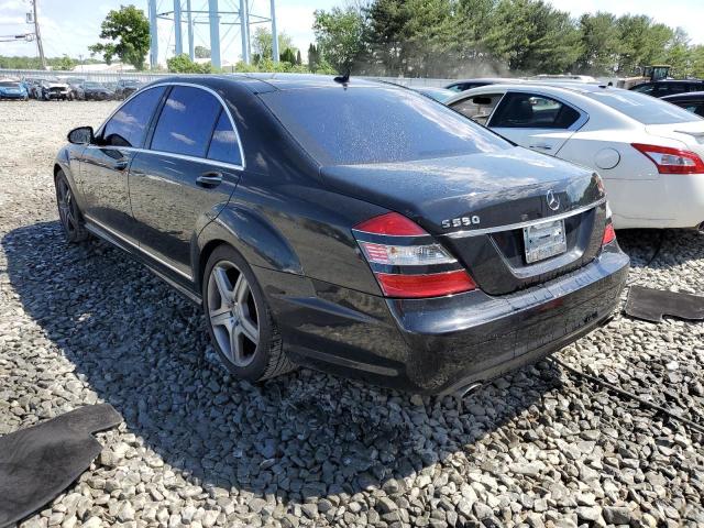 WDDNG71X97A098610 - 2007 MERCEDES-BENZ S 550 BLACK photo 2