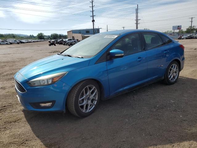 1FADP3F28FL286345 - 2015 FORD FOCUS SE BLUE photo 1