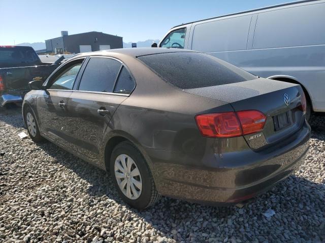 3VW2K7AJXDM228199 - 2013 VOLKSWAGEN JETTA BASE 棕色 照片 2