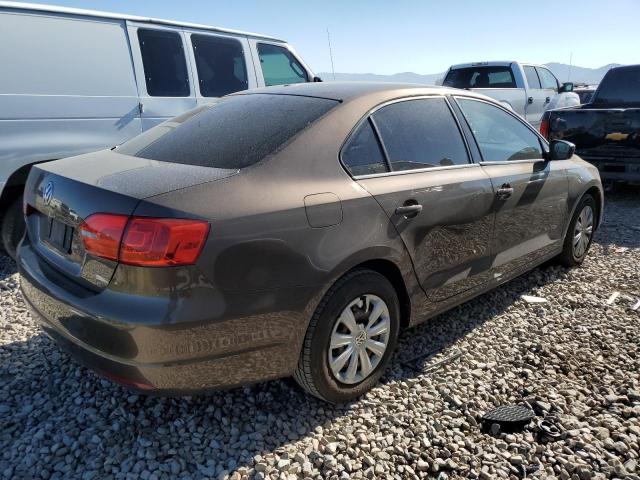 3VW2K7AJXDM228199 - 2013 VOLKSWAGEN JETTA BASE 棕色 照片 3