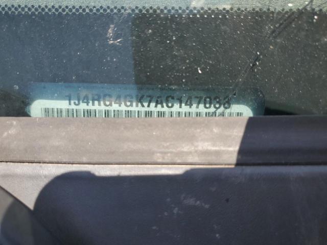 1J4RG4GK7AC147038 - 2010 JEEP COMMANDER SPORT თეთრი ფოტო 14