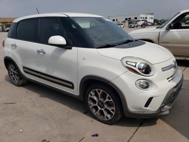 ZFBCFADH9EZ018472 - 2014 FIAT 500L TREKKING WHITE photo 4