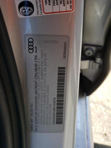 WAUHGAFC4EN144678 - 2014 AUDI A6 PRESTIGE ნაცრისფერი ფოტო 12