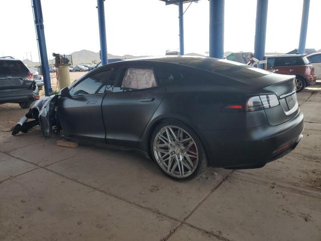 5YJSA1E54NF484148 - 2022 TESLA MODEL S Чорний фото 2