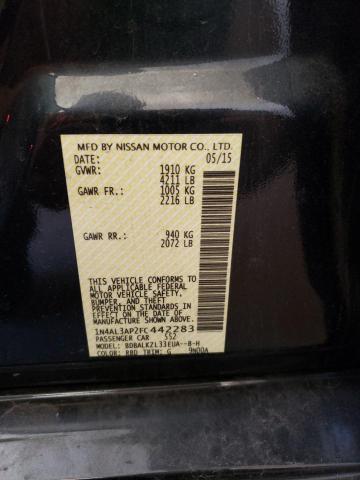 1N4AL3AP2FC442283 - 2015 NISSAN ALTIMA 2.5 GRAY photo 12