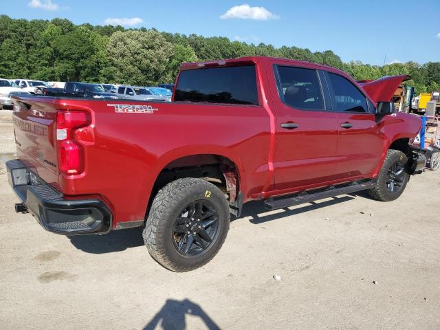 1GCPYCEFXMZ146591 - 2021 CHEVROLET SILVERADO K1500 TRAIL BOSS CUSTOM RED photo 3