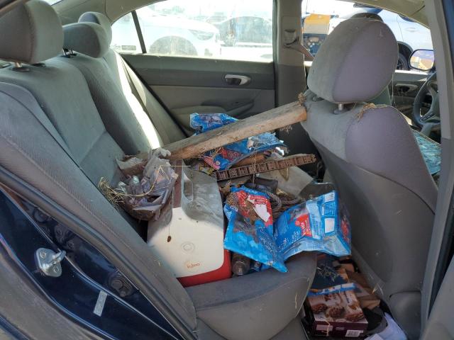 1HGFA16579L002020 - 2009 HONDA CIVIC LX BLUE photo 10