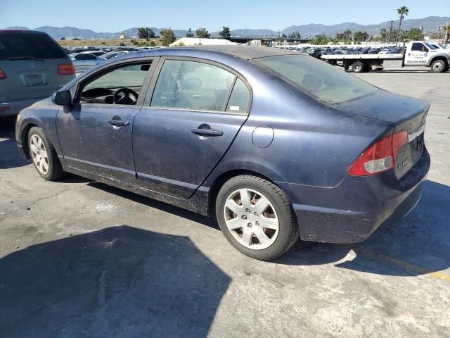 1HGFA16579L002020 - 2009 HONDA CIVIC LX BLUE photo 2