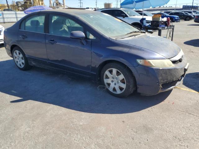 1HGFA16579L002020 - 2009 HONDA CIVIC LX BLUE photo 4