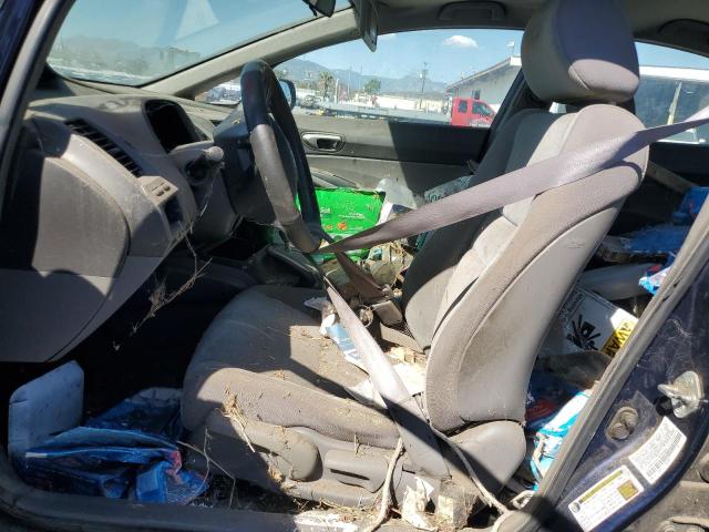 1HGFA16579L002020 - 2009 HONDA CIVIC LX BLUE photo 7