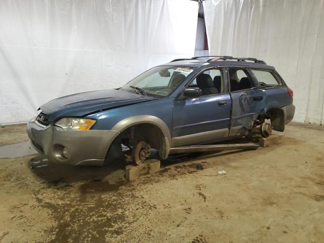 4S4BP61C167332329 - 2006 SUBARU LEGACY OUTBACK 2.5I BLUE photo 1