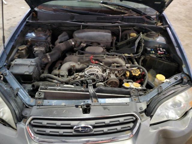 4S4BP61C167332329 - 2006 SUBARU LEGACY OUTBACK 2.5I BLUE photo 11