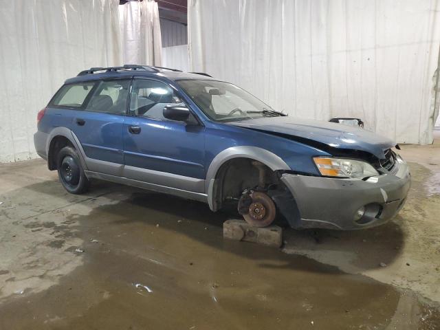 4S4BP61C167332329 - 2006 SUBARU LEGACY OUTBACK 2.5I BLUE photo 4