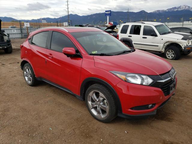 3CZRU6H73HM728737 - 2017 HONDA HR-V EXL RED photo 4