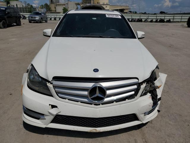 WDDGF8AB3DR265692 - 2013 MERCEDES-BENZ C 300 4MATIC WHITE photo 5