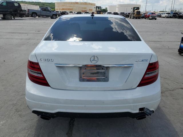 WDDGF8AB3DR265692 - 2013 MERCEDES-BENZ C 300 4MATIC WHITE photo 6