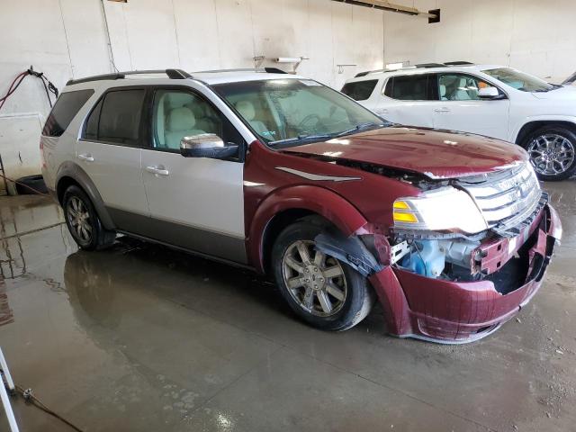 1FMDK05W18GA33693 - 2008 FORD TAURUS X SEL BURGUNDY photo 4