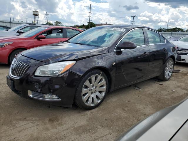 W04GZ5GV4B1071437 - 2011 BUICK REGAL CXL MAROON photo 1