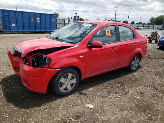 KL1TD56637B137773 - 2007 CHEVROLET AVEO BASE RED photo 1