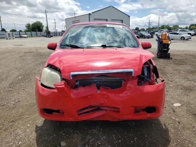 KL1TD56637B137773 - 2007 CHEVROLET AVEO BASE RED photo 5