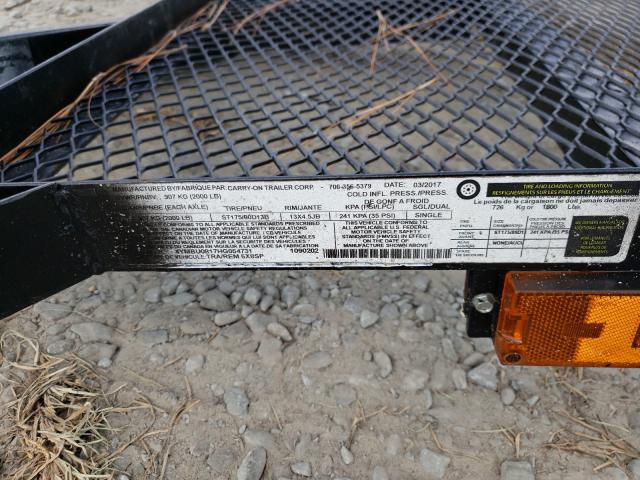 4YMBU0817HG054731 - 2017 UTILITY TRAILER 黑色 照片 10