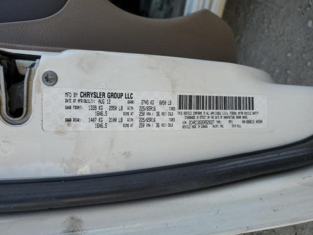 2C4RC1BG9DR529327 - 2013 CHRYSLER TOWN & COU TOURING WHITE photo 13