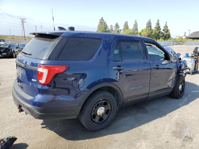 1FM5K8AR2JGA20878 - 2018 FORD EXPLORER POLICE INTERCEPTOR ლურჯი ფოტო 3