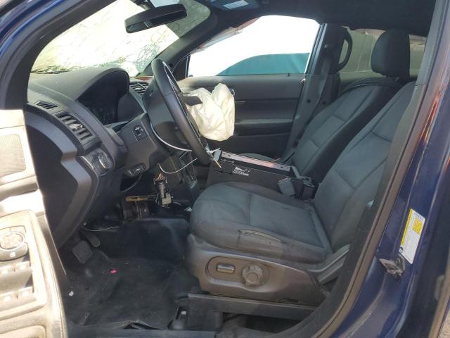 1FM5K8AR2JGA20878 - 2018 FORD EXPLORER POLICE INTERCEPTOR ლურჯი ფოტო 7