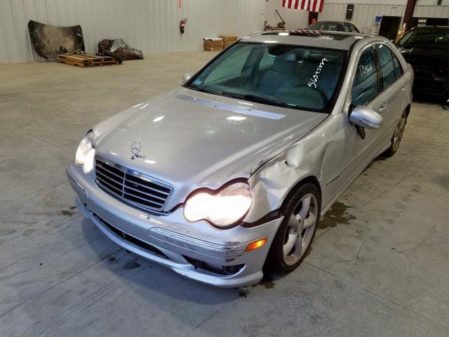 WDBRF40J25F712860 - 2005 MERCEDES-BENZ C 230K SPORT SEDAN  photo 2