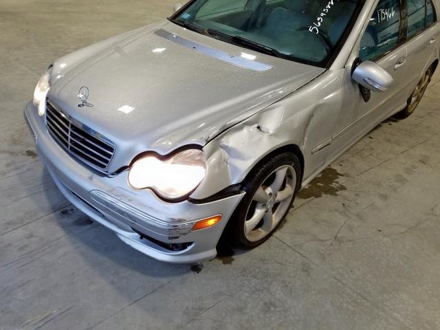 WDBRF40J25F712860 - 2005 MERCEDES-BENZ C 230K SPORT SEDAN  photo 9